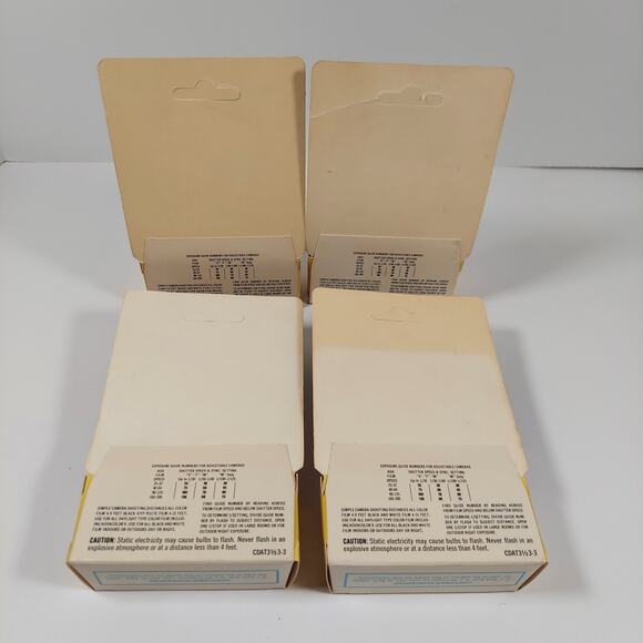 Vintage Flash Cubes Lot Westinghouse 4 Boxes 12 Camera Flashcubes 48 Flashes - Picture 4 of 12